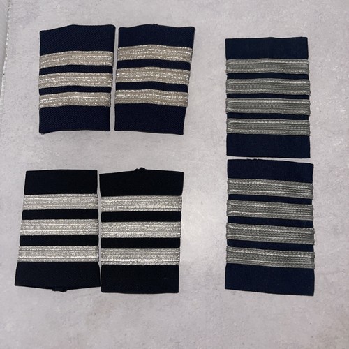Pilot epaulets silver - pilot, stripe