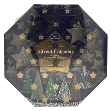 1 x PAN AROMA CHRISTMAS FESTIVE 24 SCENTED TEALIGHT CANDLES ADVENT CALENDAR