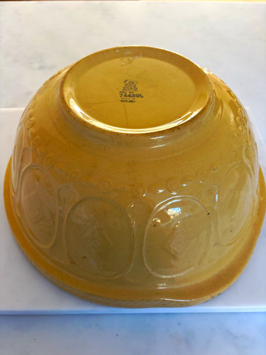 Green ceramic beige - green,