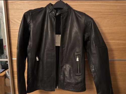 Small saints leather jacket - saints,