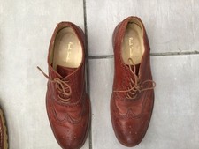 PAUL SMITH brown leather Flexible Travel Shoes UK 7 PAUL SMITH Brogues UK 7