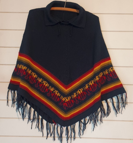 Vintage wool poncho - vintage,