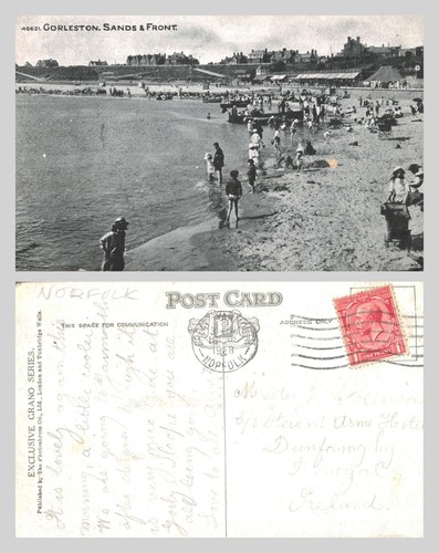 Vintage postcard gorleston - vintage,