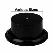 Black Trophy Plinth, Round