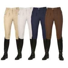 MARK TODD KAIKOURA PLEATED LADIES HORSE RIDING EQUESTRIAN PLEAT FRONT BREECHES
