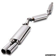 Stainless cat back - 2.5",