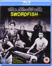 Swordfish Blu-Ray (2006) John Travolta, Sena (DIR) cert 15 Fast and FREE P & P