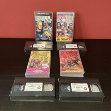 4 X ECW / WWF / WWE VHS Wrestling Bundle Joblot Factory Sealed Must See!