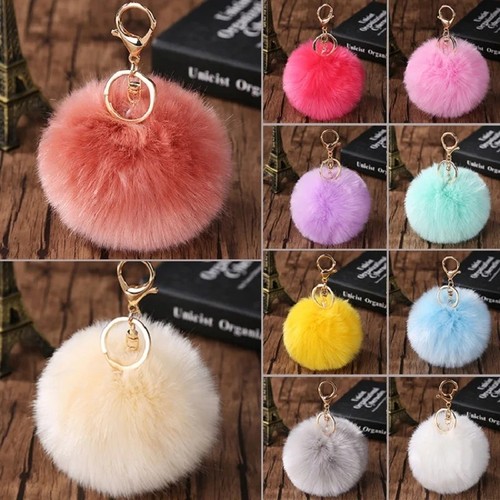 Pom fur peach - pom,