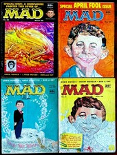 Four MAD MAGAZINES from 1958