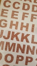 Glitter Alphabet Stickers Self