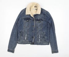 Topshop MOTO Women's Blue