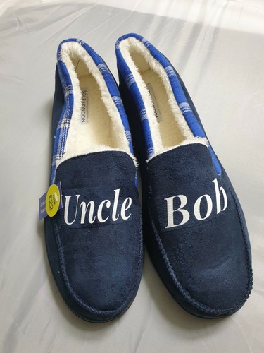 Personalised mens slippers - mens,