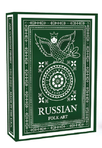 Russian folk art playing cards - russian,