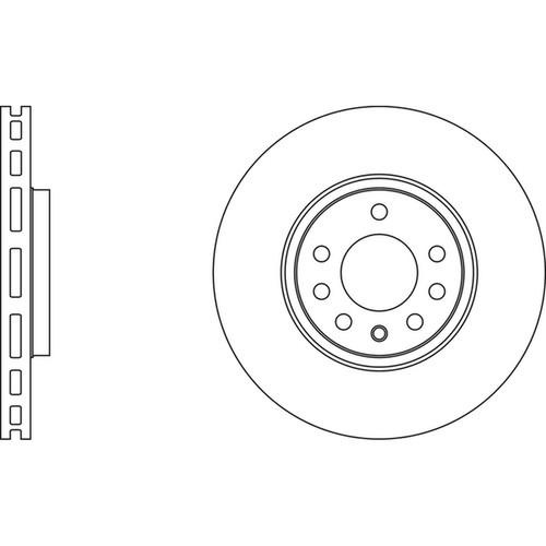 Brake discs vented - brake, saab