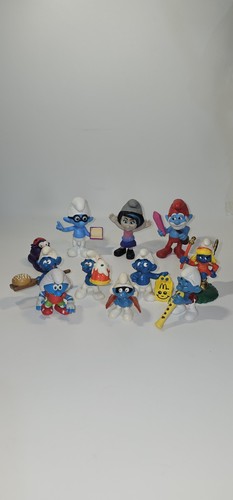 The smurfs figurines - the, vintage