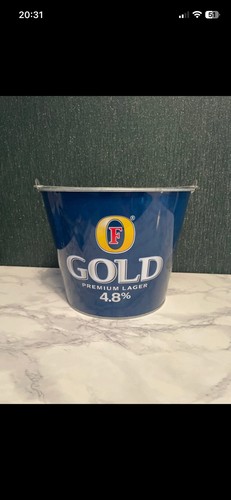 Fosters gold metal - ice, bucket