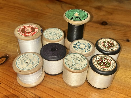 Old wooden cotton - 10,