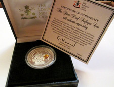 1805-2005 Battle Trafalgar 200th Ann Sterling Silver Cook Islands QEII W 25.6g (