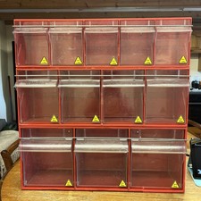 Mobil Plastic Storage Tilt Bins Ideal For Vans storage / Shed / Garage