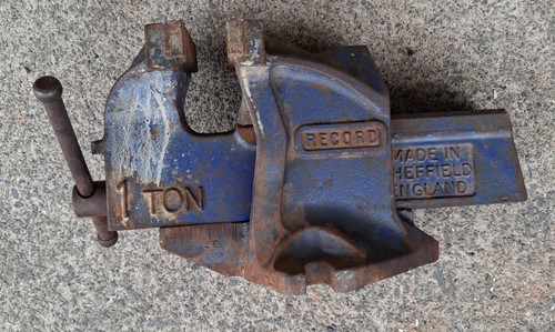 Record ton bench vice - record,