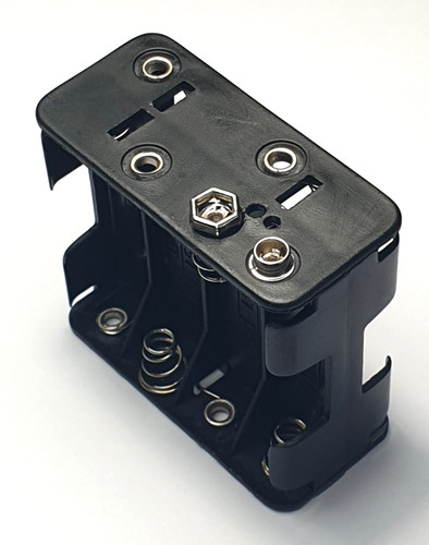 Battery holder oblong - aa,