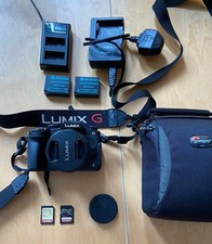 Panasonic Lumix G80 Camera + 12-60mm Lens + Case + Batteries + SD Cards Bundle