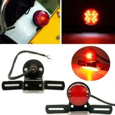 Motorcycle Retro Red Rear Tail