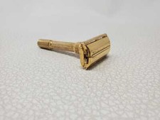 Vintage Gillette 22k Gold Plated Aristocrat Adjustable 1 - 9 Razor 1964