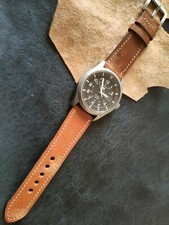 Genuine Leather Watch Band | Handmade | Classic Replacement Strap,Mens&Womens
