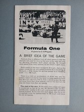 Formula 1 Board Game -