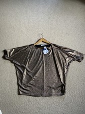 Ladies Bronze Batwing Top Size