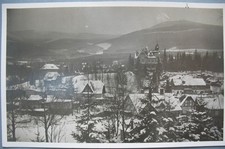 old postcard from Oberschreiberhau Silesia castle photo card around 1930