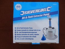 Silverline 104616 4 Litre Manual  Oil and Fluid Extractor Pump 4Ltr