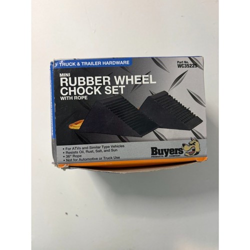 Rubber wheel chock - wheel, set