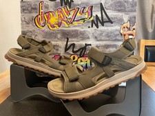 Mens Clarks Atl Trek sun All Terrain walking  Adjustable Sandals olive uk9