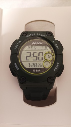 Lorus digital watch green - watch,