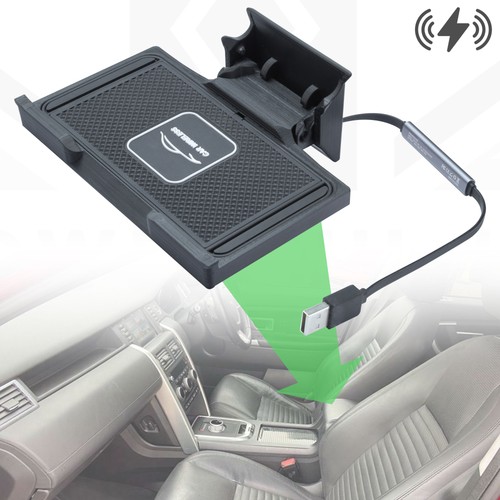 Wireless phone charging tray