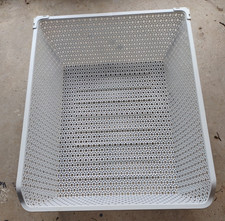 KOMPLEMENT Basket 50x58 cm with 2x pull-out rails 58cm white