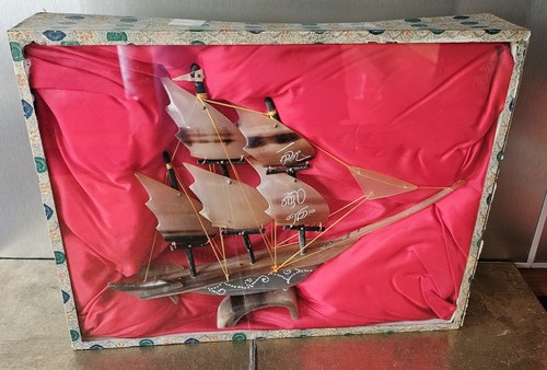 Vintage handmade sailing ship - vintage,