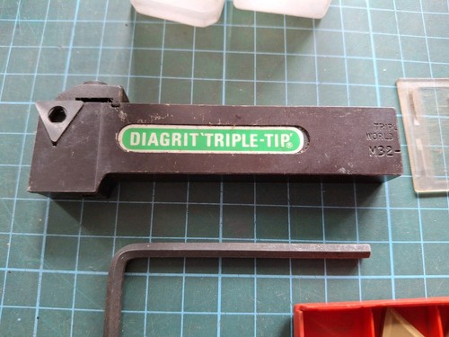 Lathe tool tipped turning - lathe,