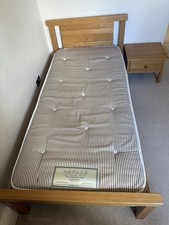 ASPACE BED WITH MATTRESS, SIDE TABLE, CUBE (STORAGE) AND WARDROBE