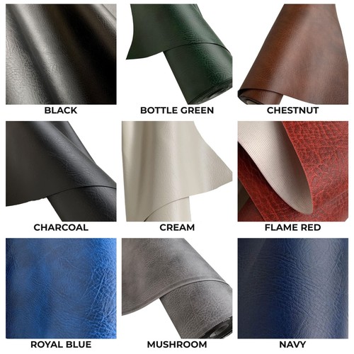 Textured faux leatherette - faux,
