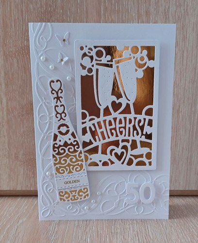 Handmade 50th golden wedding - 50th,