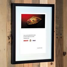 1996 Porsche Supercup Advertisement Poster - Original Framed