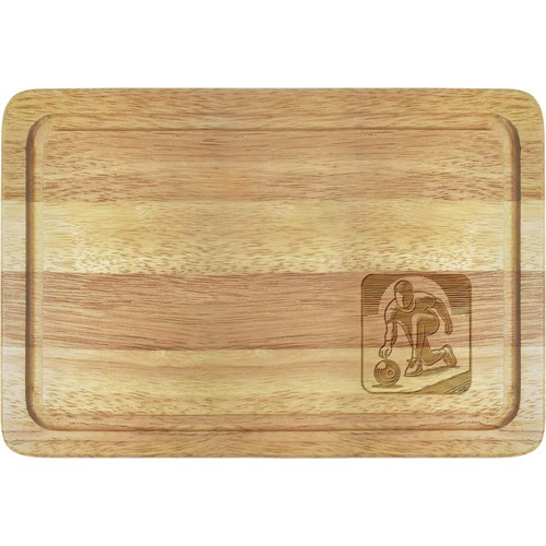 Lawn bowls player wooden - 'lawn,