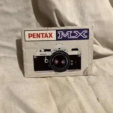 Pentax camera instruction - mx,
