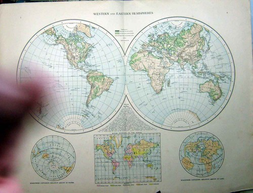 Original old antique - original, print