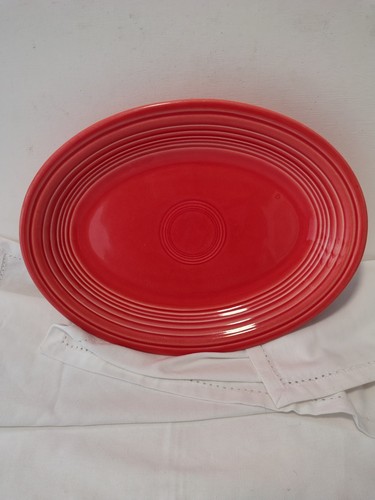 Fiestaware usa coral red large - fiestaware, coral/red