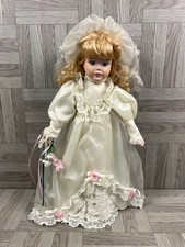 Vintage Porcelain Doll In